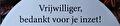 Aanvraag Horecabon voor vrijwilligers